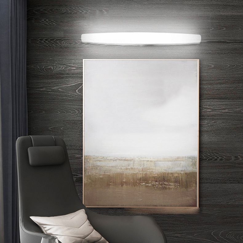 Ray Applique de Vanité Miroir Minimaliste, Blanc, Bureau - Neutralighting