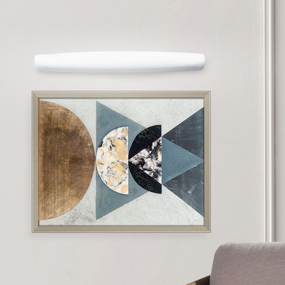 Ray Applique de Vanité Miroir Minimaliste, Blanc, Bureau - Neutralighting