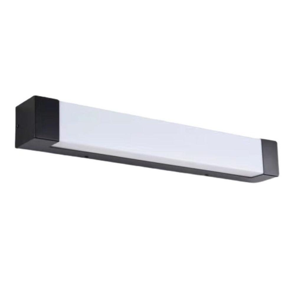 Ray Applique Murale Linéaire Extérieur Simple, Metal/Acrylic, Blanc