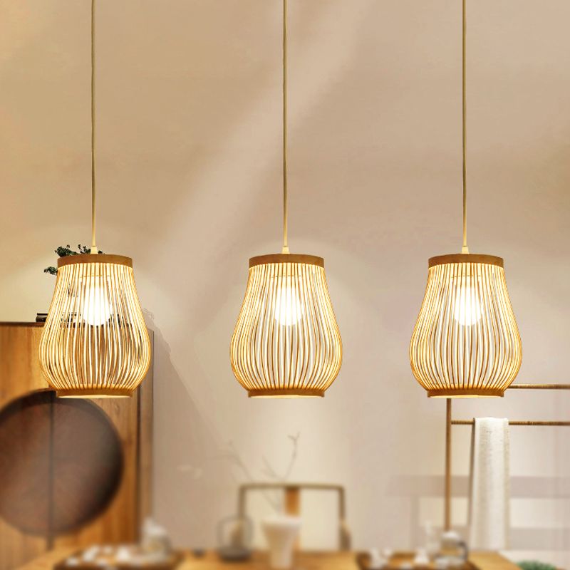 Ritta Suspension, Bambou, DIA 18CM/20CM - Neutralighting