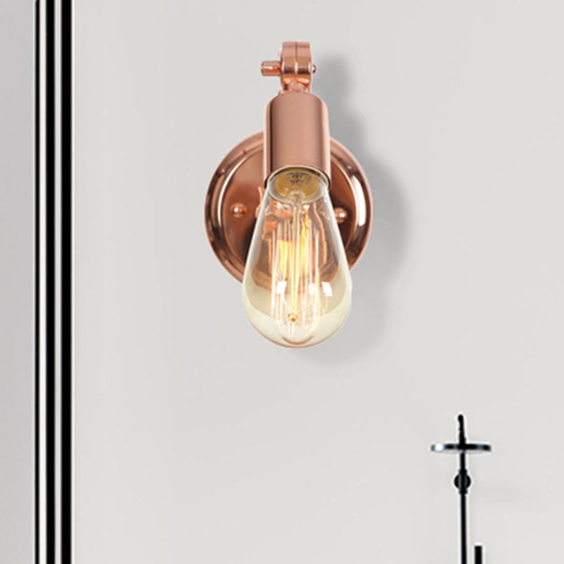 Silva Applique Murale Orientable Vintage, Or Rose, Salle de Bain