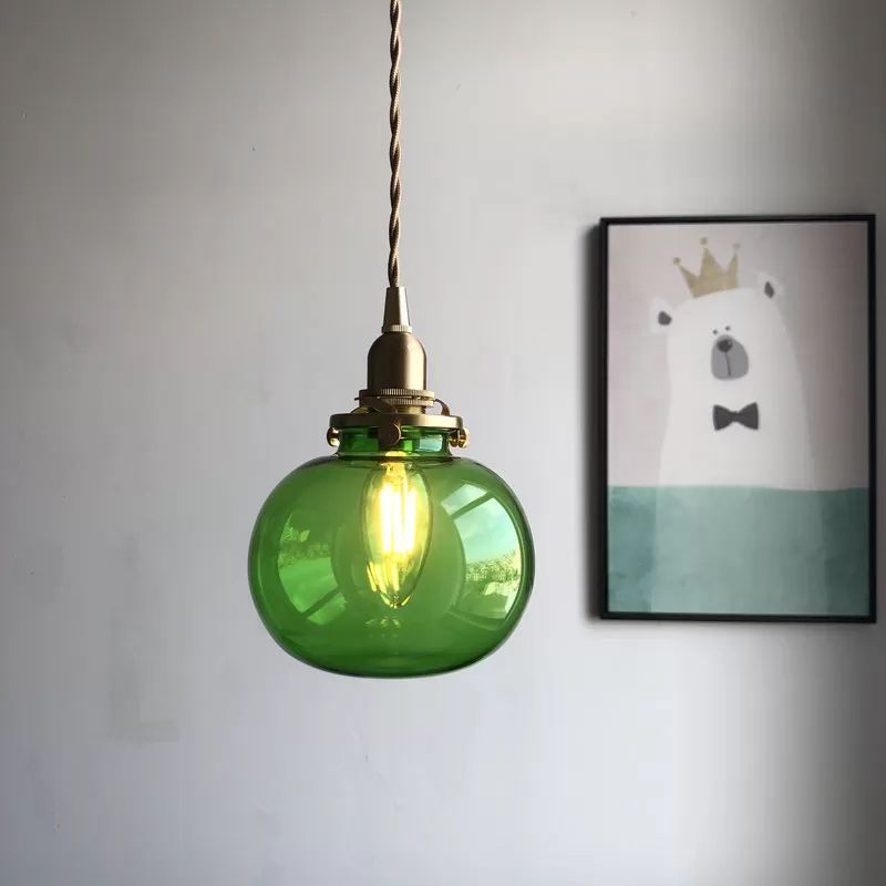 Valentina Vintage LED Suspension Verre Salle à manger Chambre à coucher - Neutralighting