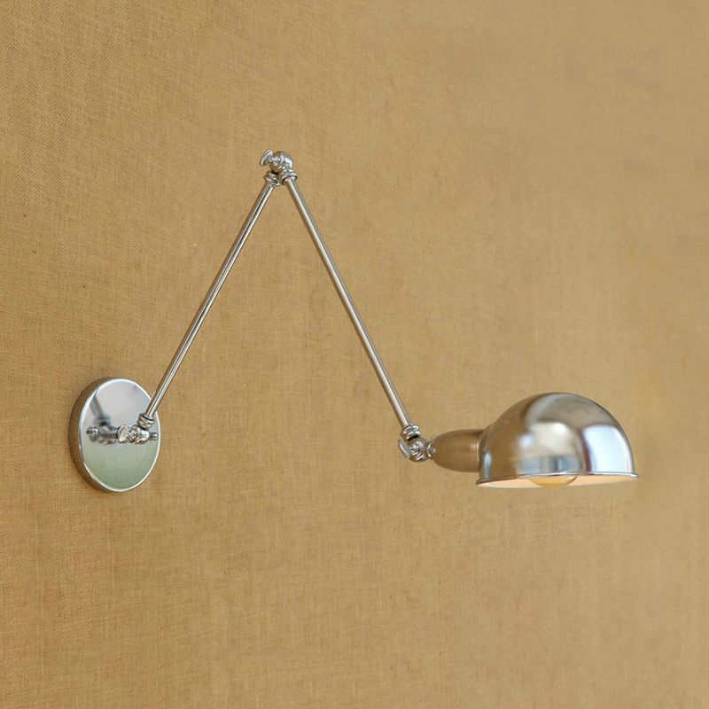 Epoch Applique Murale Réglable Moderne, Métal, Argent, Couloir