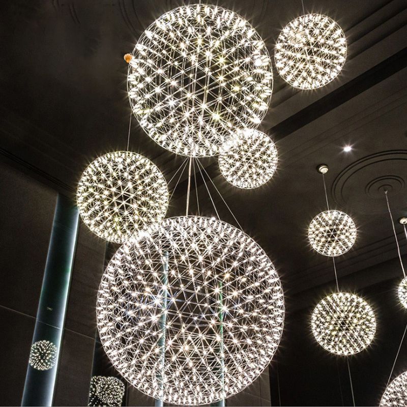 Arisha Lampe Pendentif Firework Art Deco Orbit Shade - Neutralighting