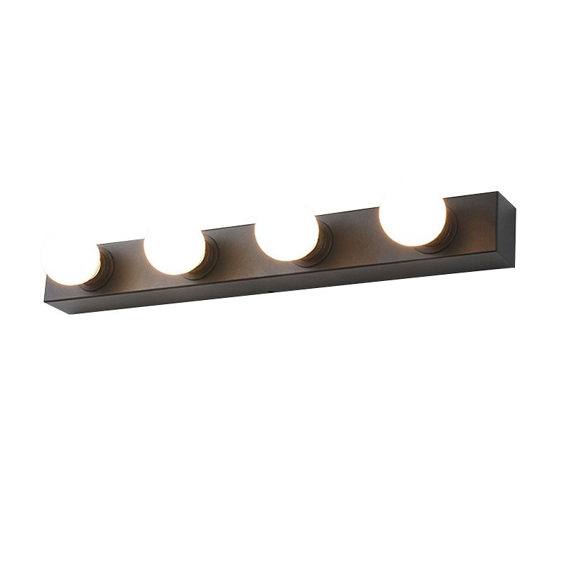 Valentina Applique Murale Boule Rectangulaire Moderne, Métal, Noir/Blanc, Chambre - Neutralighting