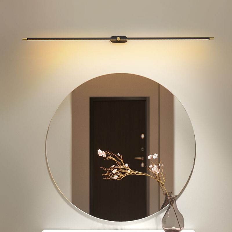Ivox Applique Murale Linéaire Minimaliste Or & Noir