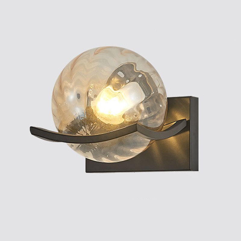 Valentina Applique Murale Boule Luxe, Verre/Métal, Chambre à Coucher - Neutralighting