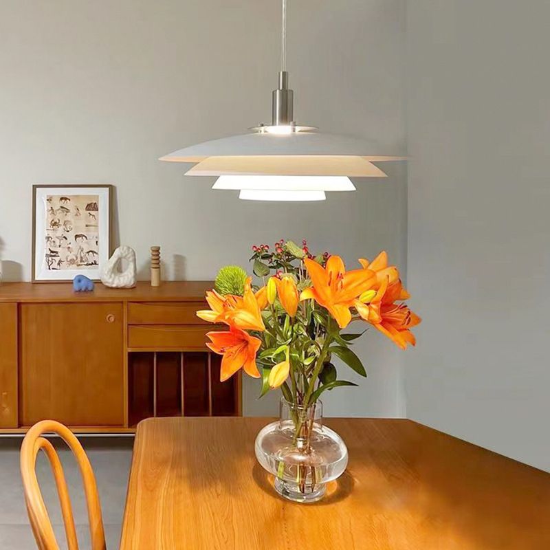 Crains Suspension Bol Moderne, Métal, Blanc, Chambre - Neutralighting