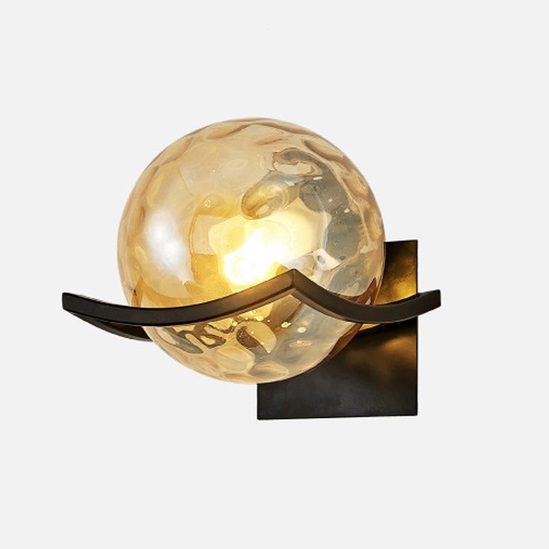 Valentina Applique Murale Boule Luxe, Verre/Métal, Chambre à Coucher - Neutralighting