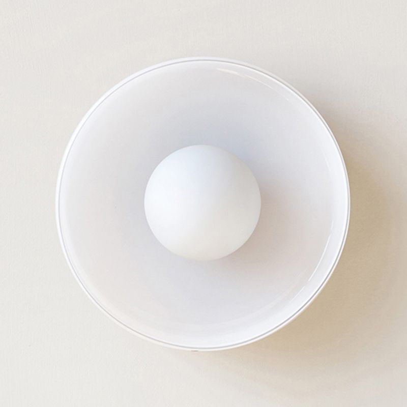 Jess Plafonnier Dôme Moderne. Verre/Métal. Blanc/Vert/Orange. Salon - Neutralighting