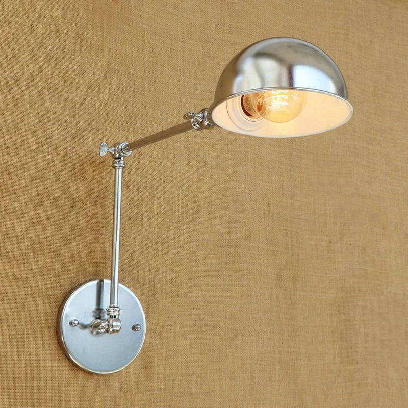 Epoch Applique Murale Réglable Moderne, Métal, Argent, Couloir
