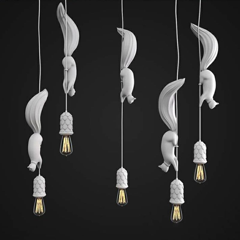 Valentina Moderne LED Suspension Noir/Blanc Métal Salle à manger - Neutralighting