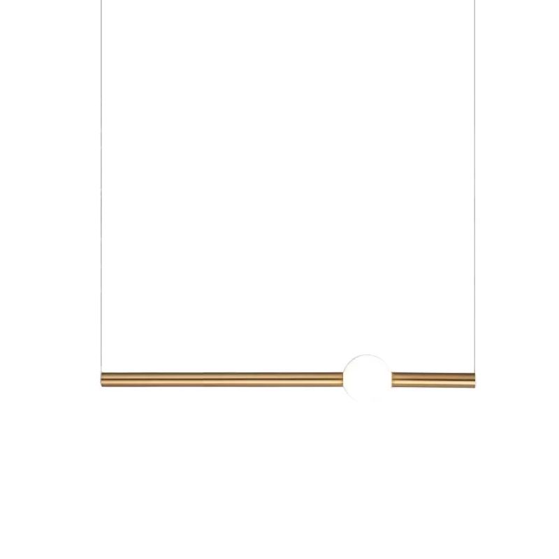 Ray Moderne LED Suspension Or Blanc Métal Verre Salon Salle à manger - Neutralighting