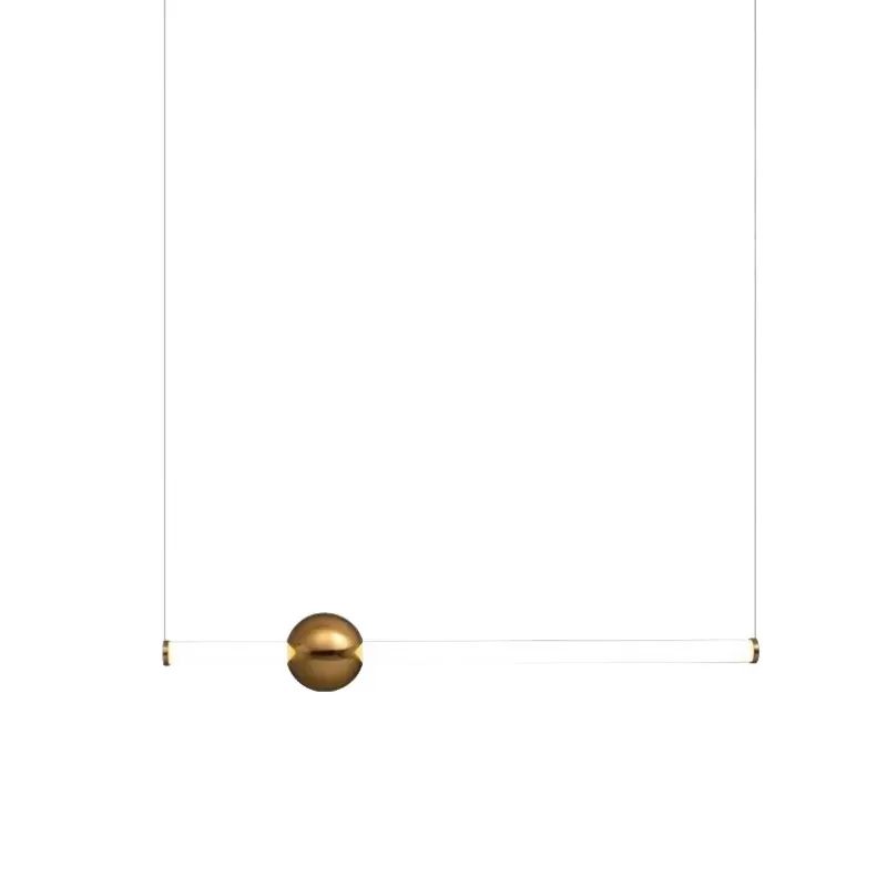 Ray Moderne LED Suspension Or Blanc Métal Verre Salon Salle à manger - Neutralighting
