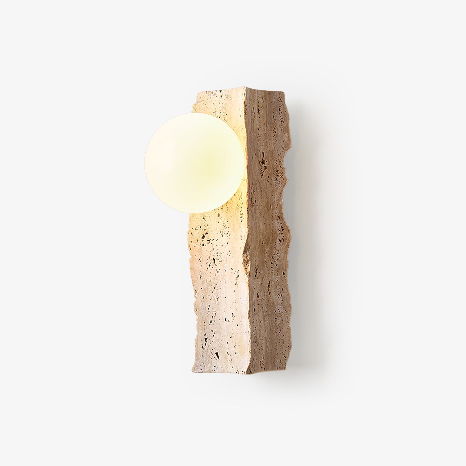 Elnoren Applique Murale Organique en Travertin - Neutralighting