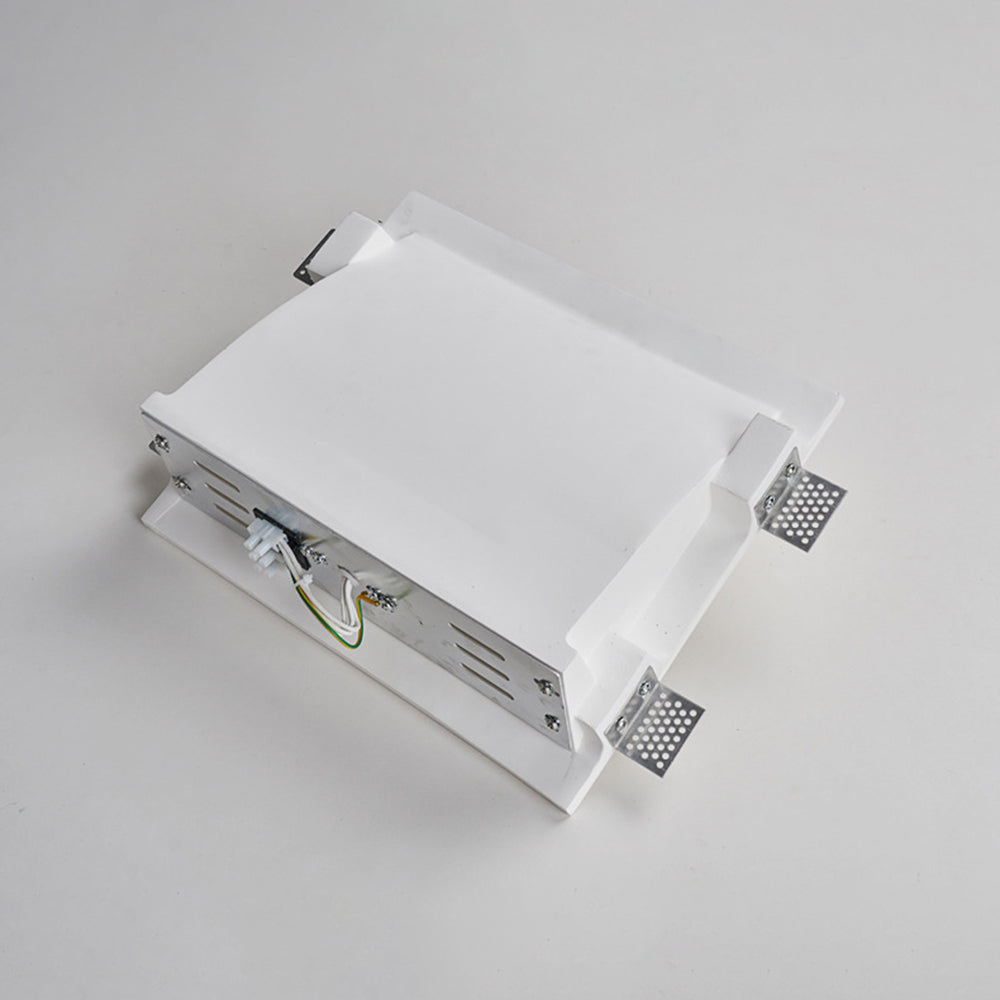 Aria Applique Murale Encastrée/Plâtre, Moderne, 4 Styles, Métal, Blanc, Salon - Neutralighting