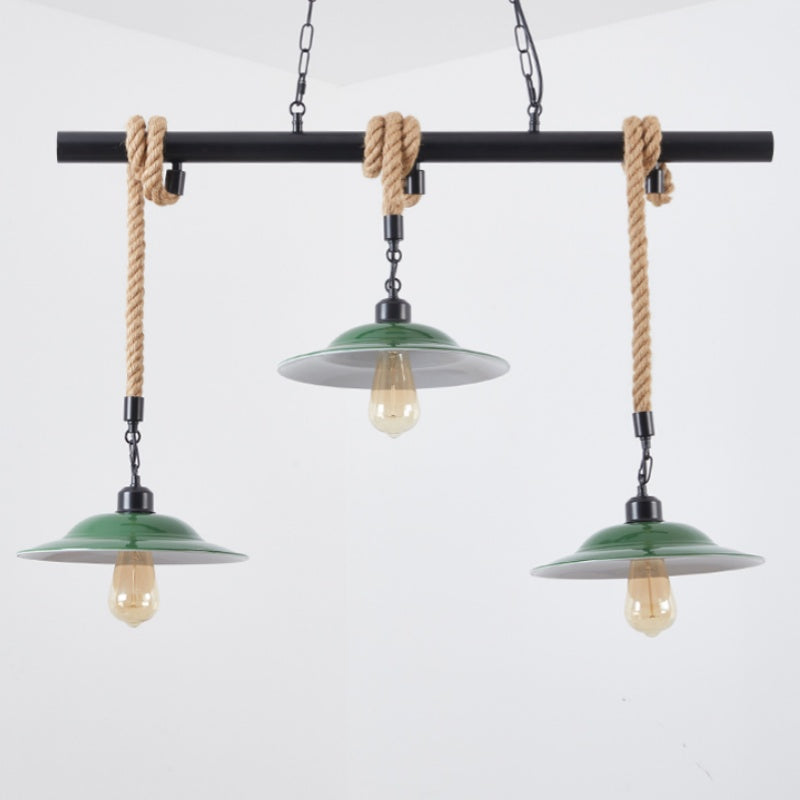 Epoch Vintage LED Suspension Vert Métal Cuisine/Salon/Salle À Manger - Neutralighting