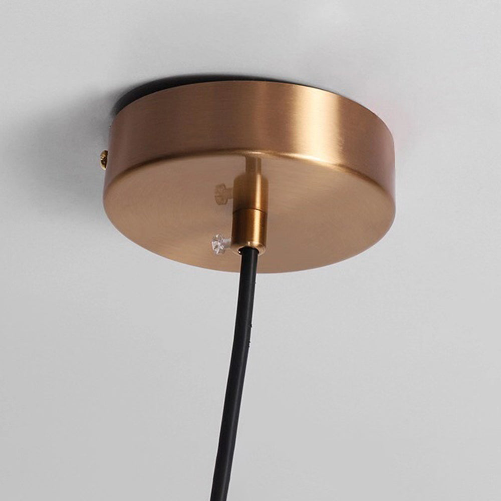 Valentina Suspenison Boule Industrielle, Verre/Acrylique, Blanc/Gris Fumé, Bar/Café - Neutralighting