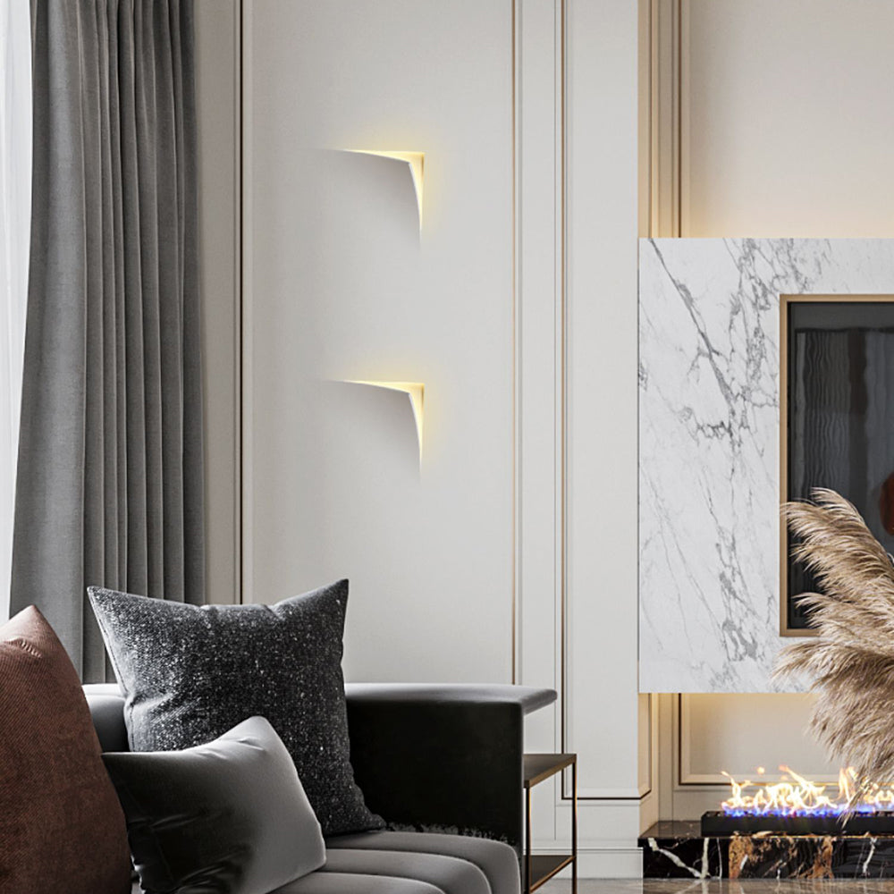 Aria Applique Murale Encastrée/Plâtre, Moderne, 4 Styles, Métal, Blanc, Salon - Neutralighting