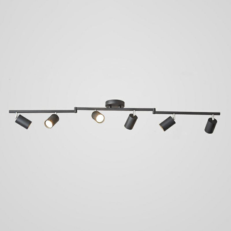 Aim Moderne LED Plafonnier Noir/Blanc/Or Métal Chambre à coucher