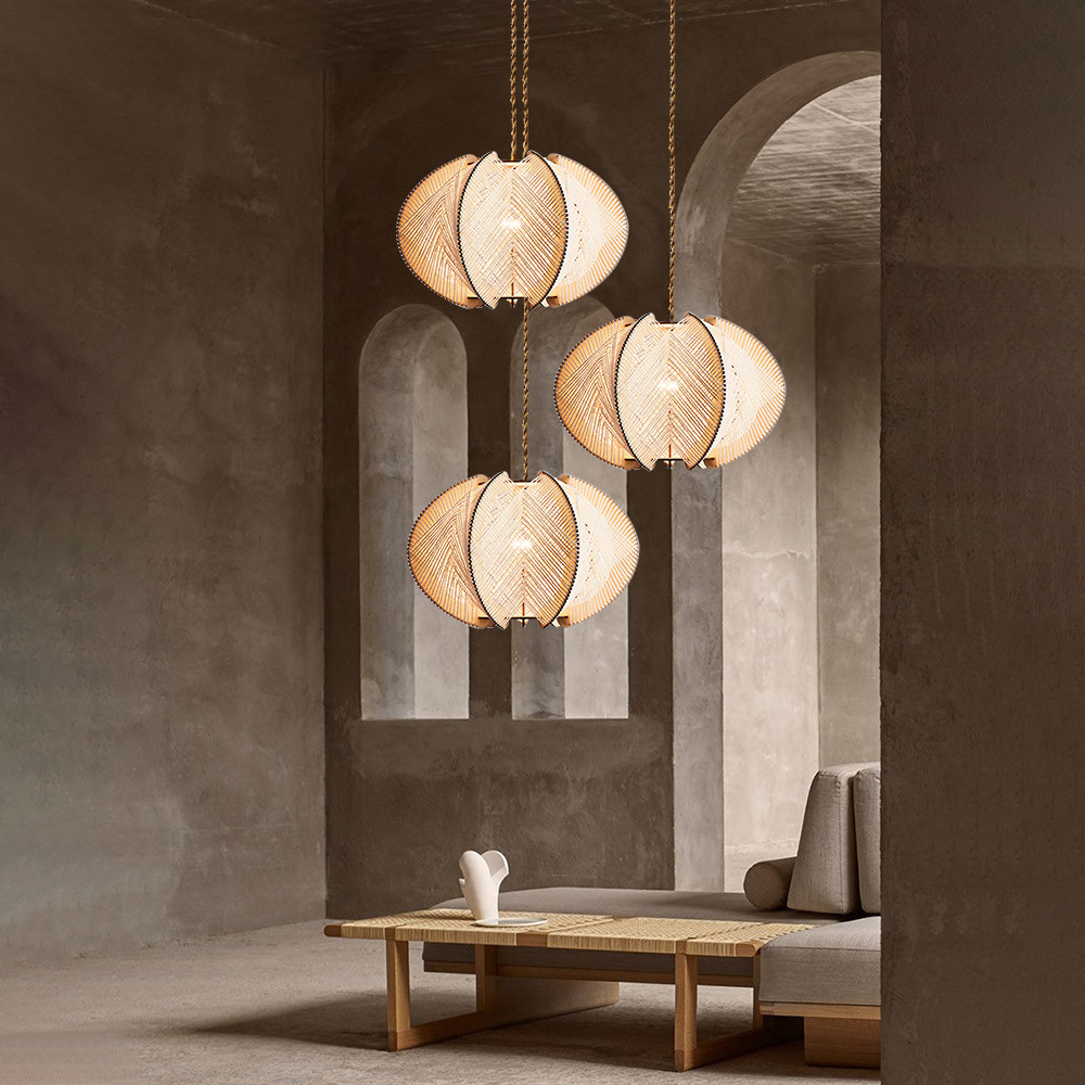 Ritta Rétro Rond LED Suspension Corde Salle à Manger Salon - Neutralighting