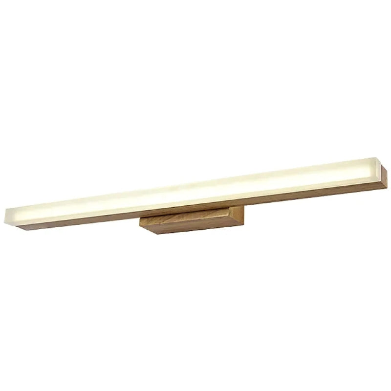 Quinl Applique Murale Miroir Linéaire Minimaliste. Bois. Noyer. Salon - Neutralighting