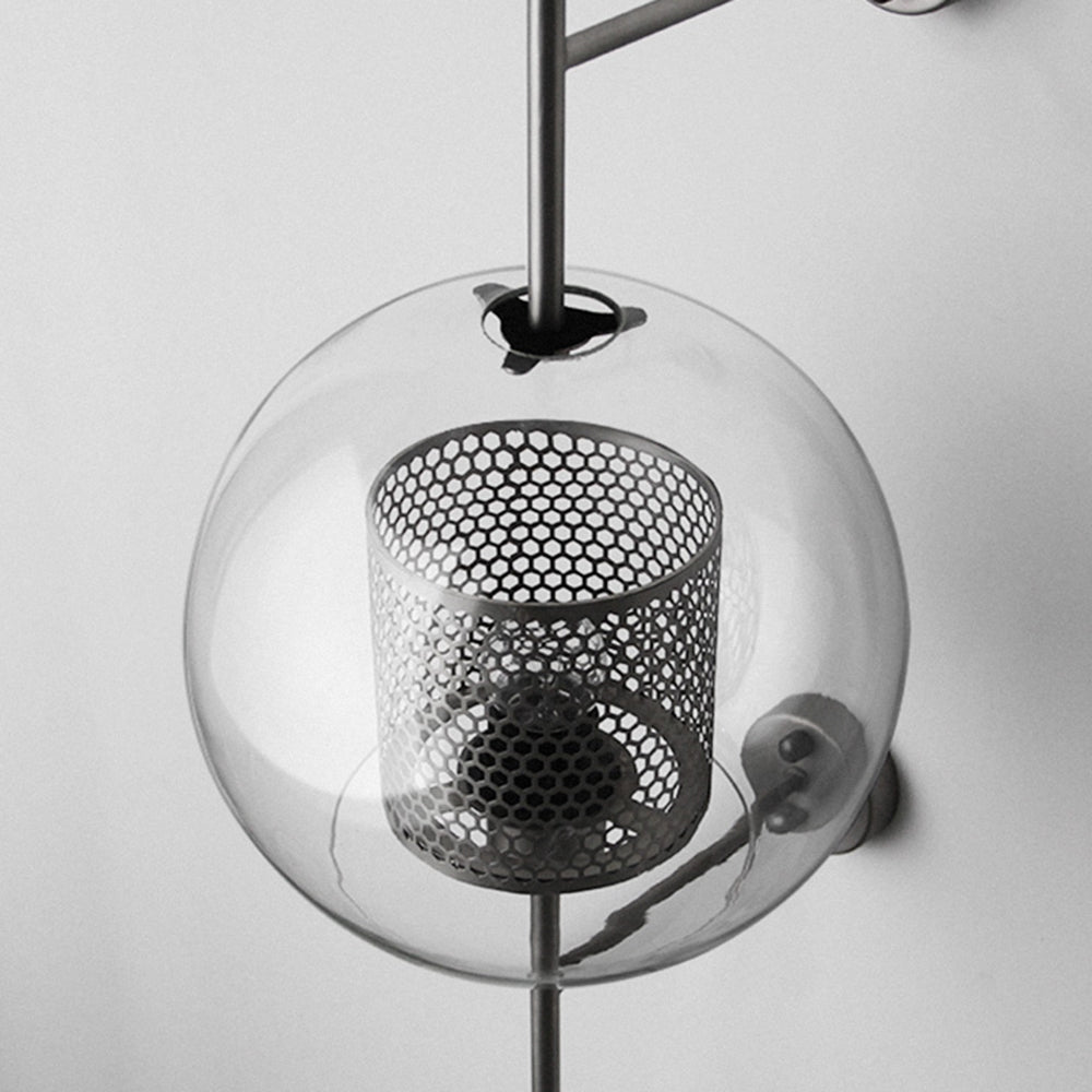 Kiri Applique Murale Globe Vintage Cuivre/Argent. Salle de Bain - Neutralighting