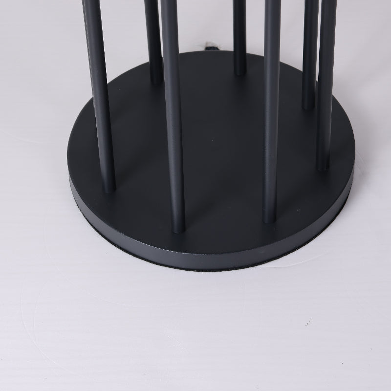 Ray Lampadaire Cylindre Simple, Métal/Verre, Gris, Jardin - Neutralighting