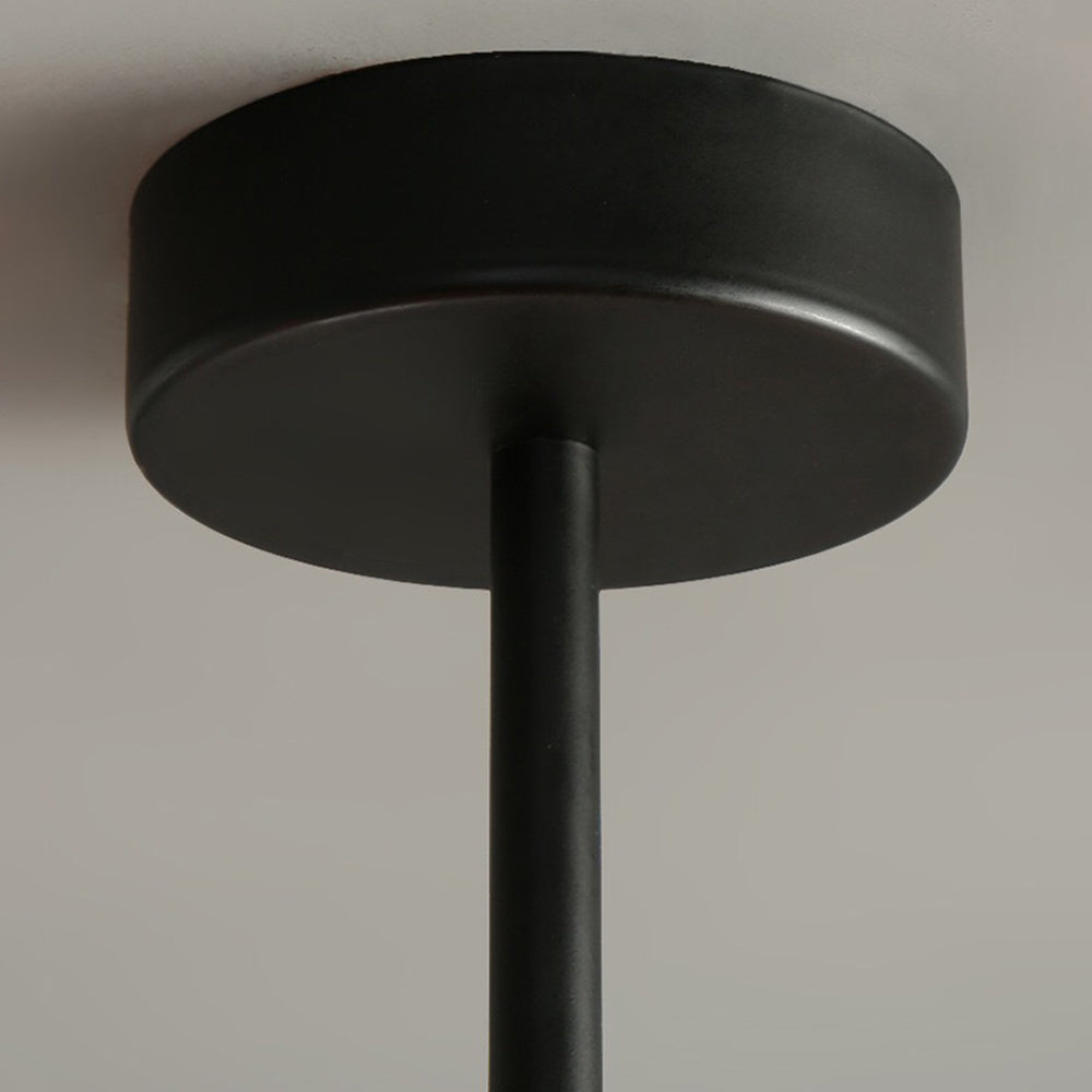 Arisha Plafonnier Linéaire Moderne, Métal/Verre, Gris Fumé/Ambre, Salon - Neutralighting