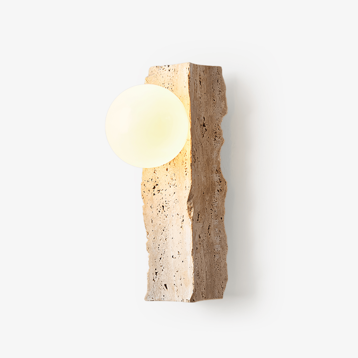 Elnoren Applique Murale Organique en Travertin - Neutralighting