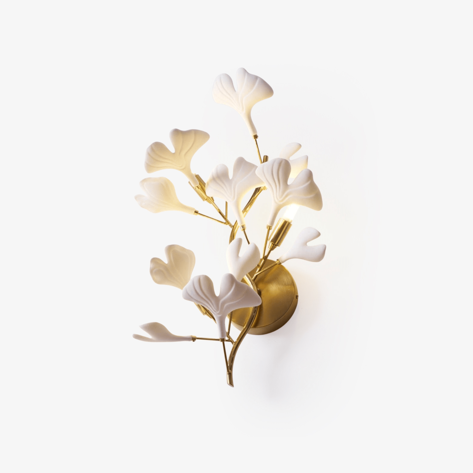 Wylie Applique Murale Postmoderne Luxe Gingko Céramique - Neutralighting
