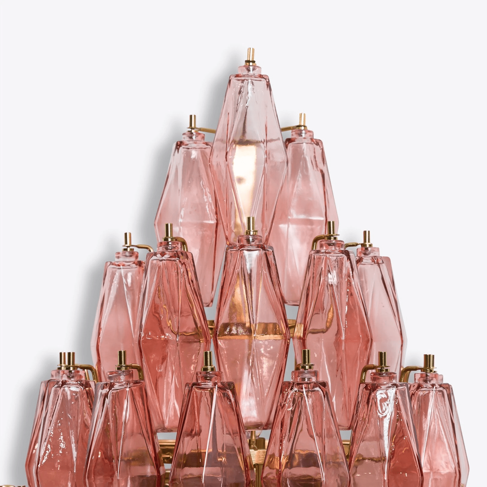 Aurora Wall Light Amber Diamond Polyhedron Vintage - Letslighting