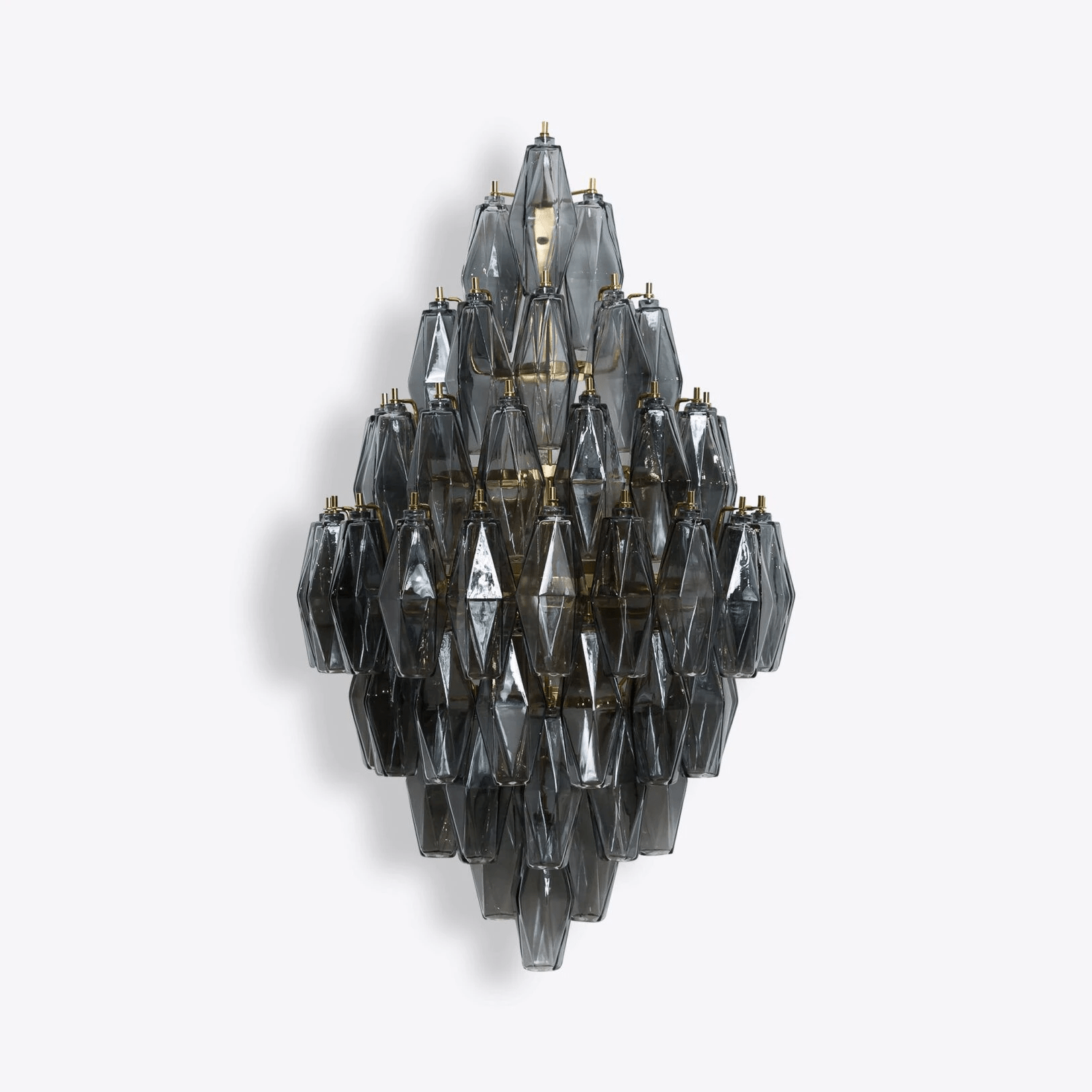 Aurora Wall Light Amber Diamond Polyhedron Vintage - Letslighting