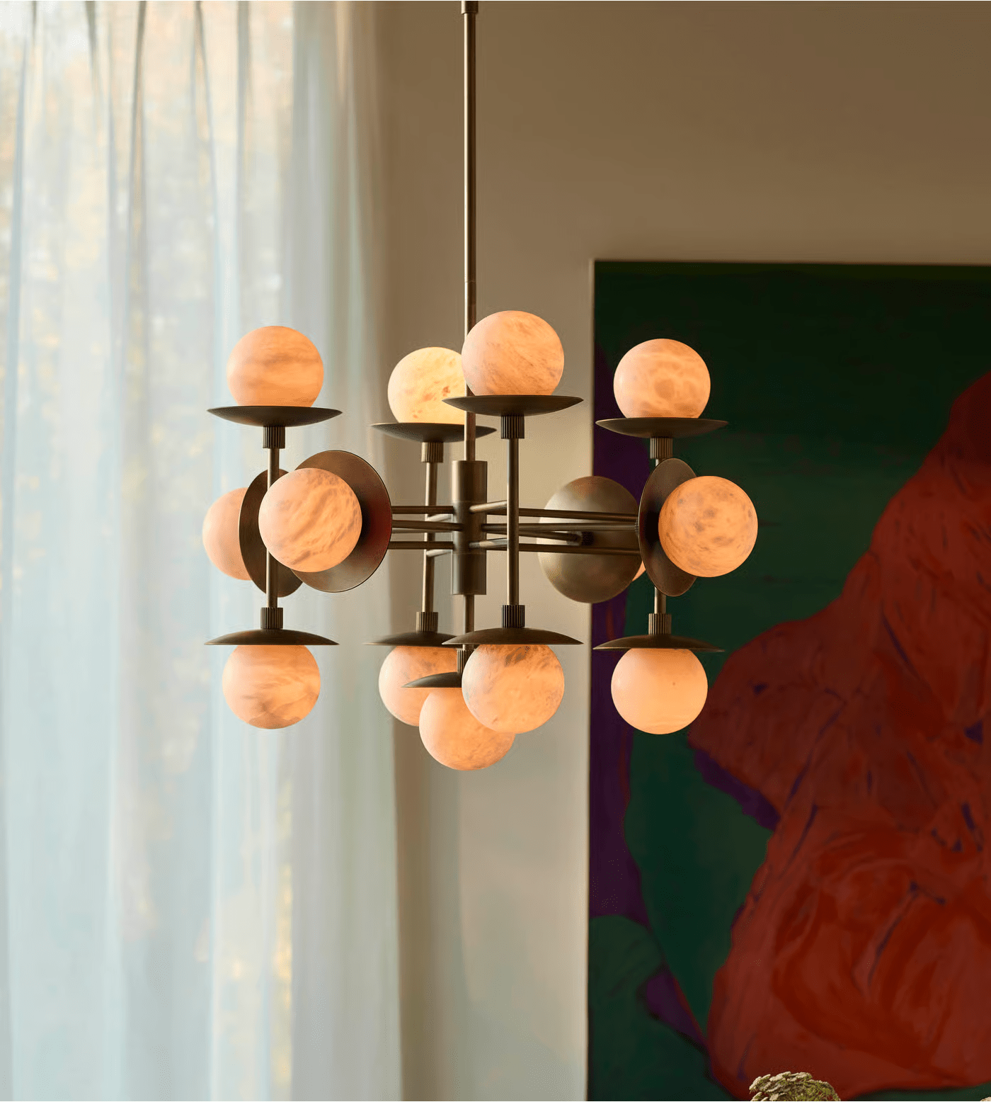 Oshayra Sputnik Albâtre Lustre - Neutralighting