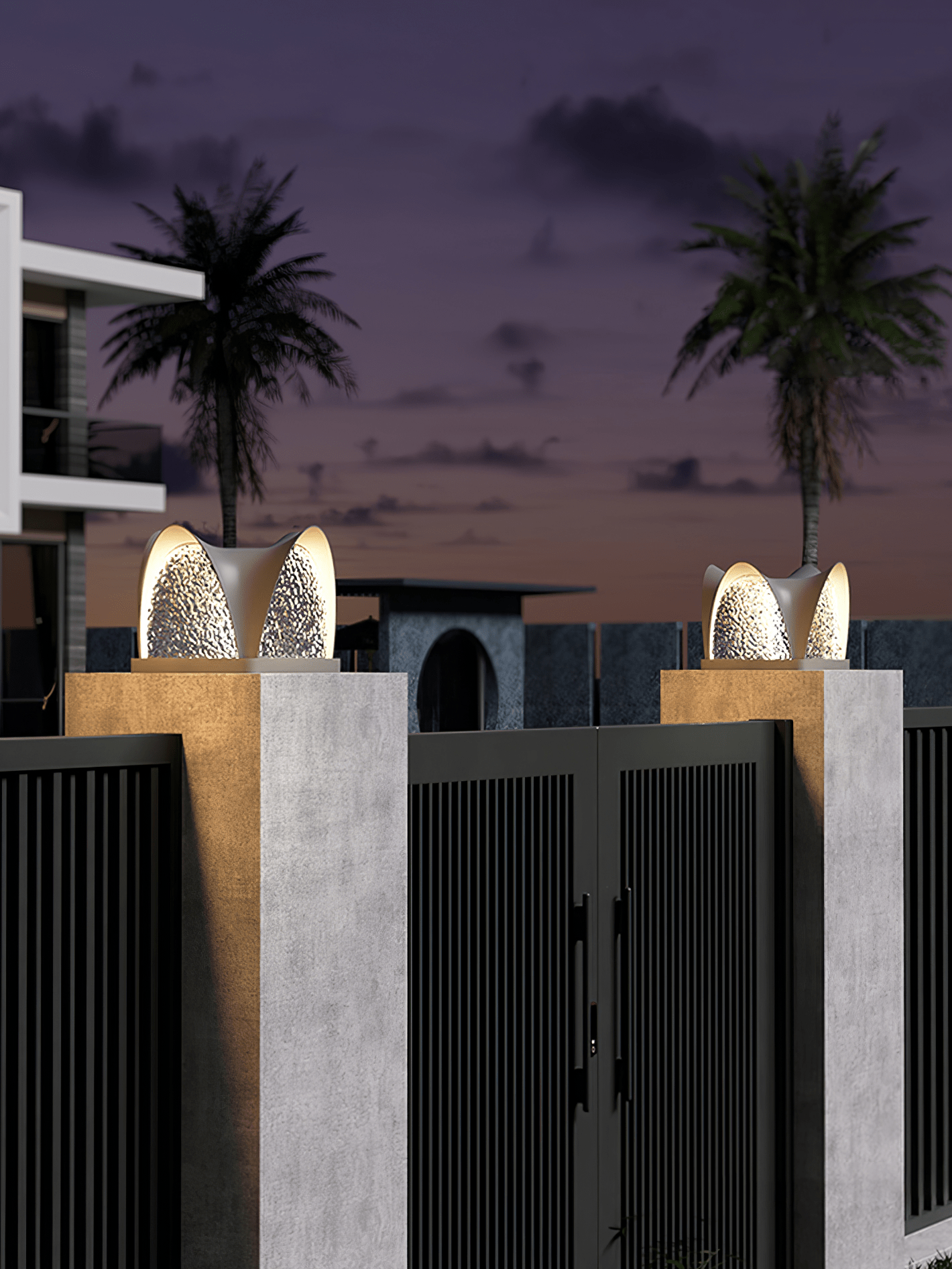 Veyra Lampe Solaire Moderne Extérieure - Neutralighting