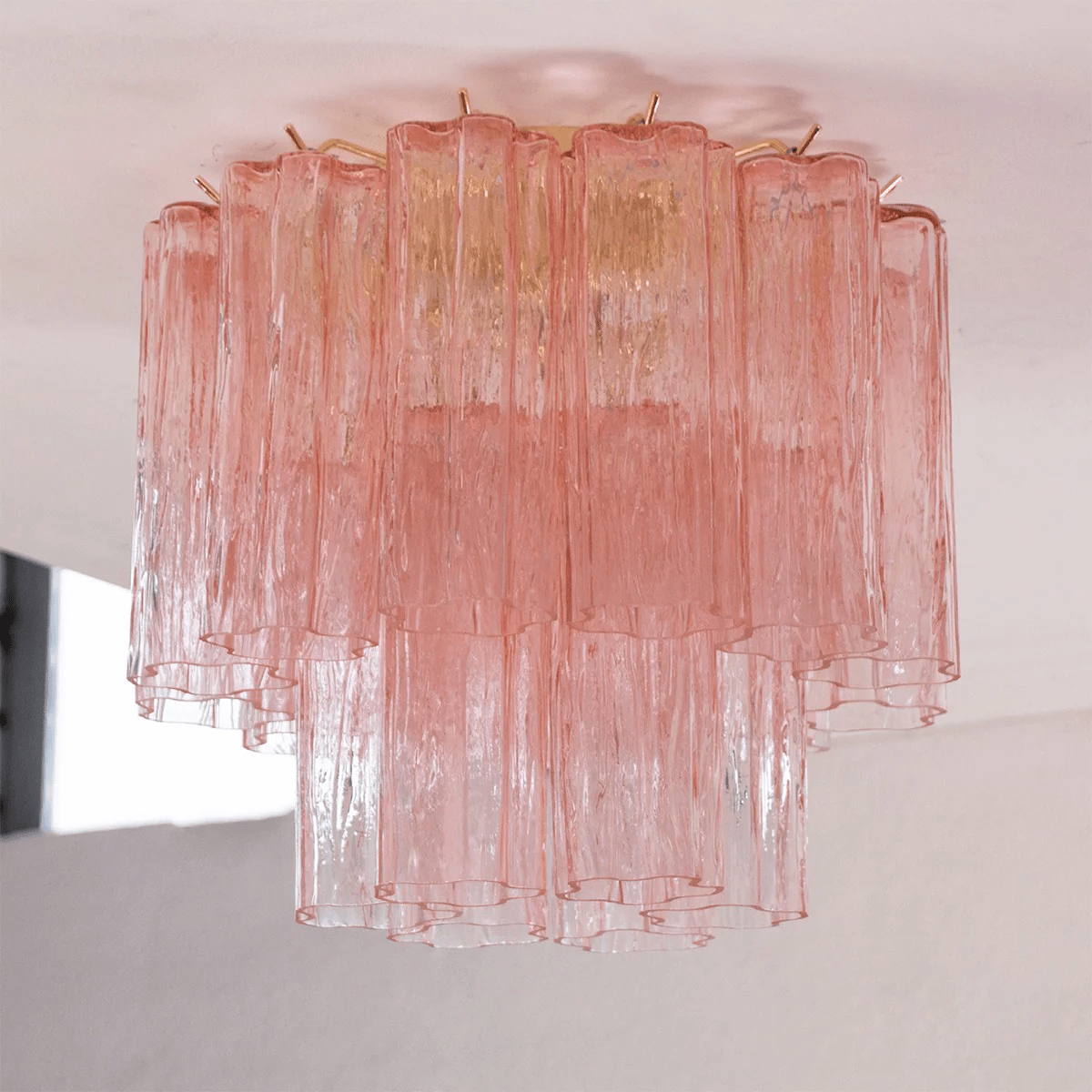 Aurora Plafonnier Style Cascade Rose - Neutralighting