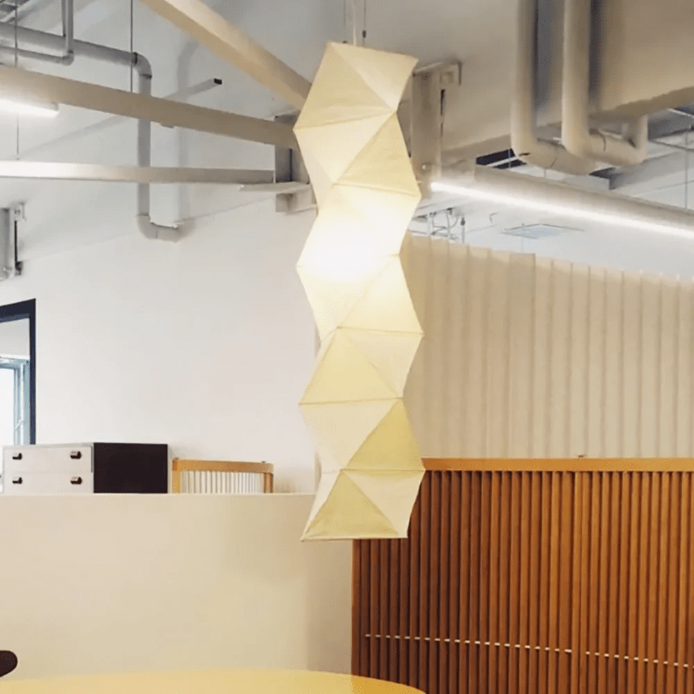 Origami Lustre Suspendu Minimaliste En Papier - Neutralighting