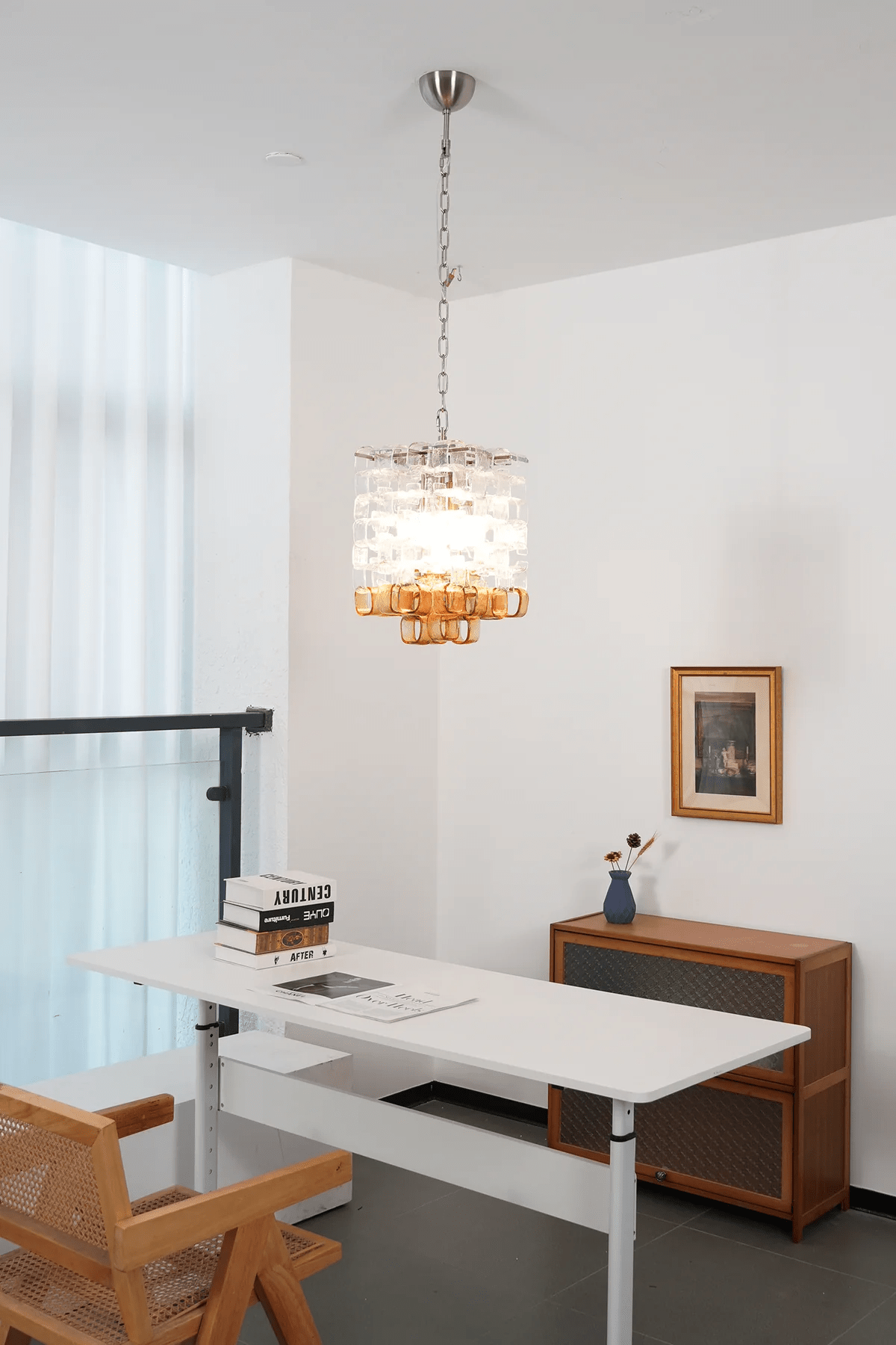 Aurora Lustre en Verre de Murano Géométrique - Neutralighting
