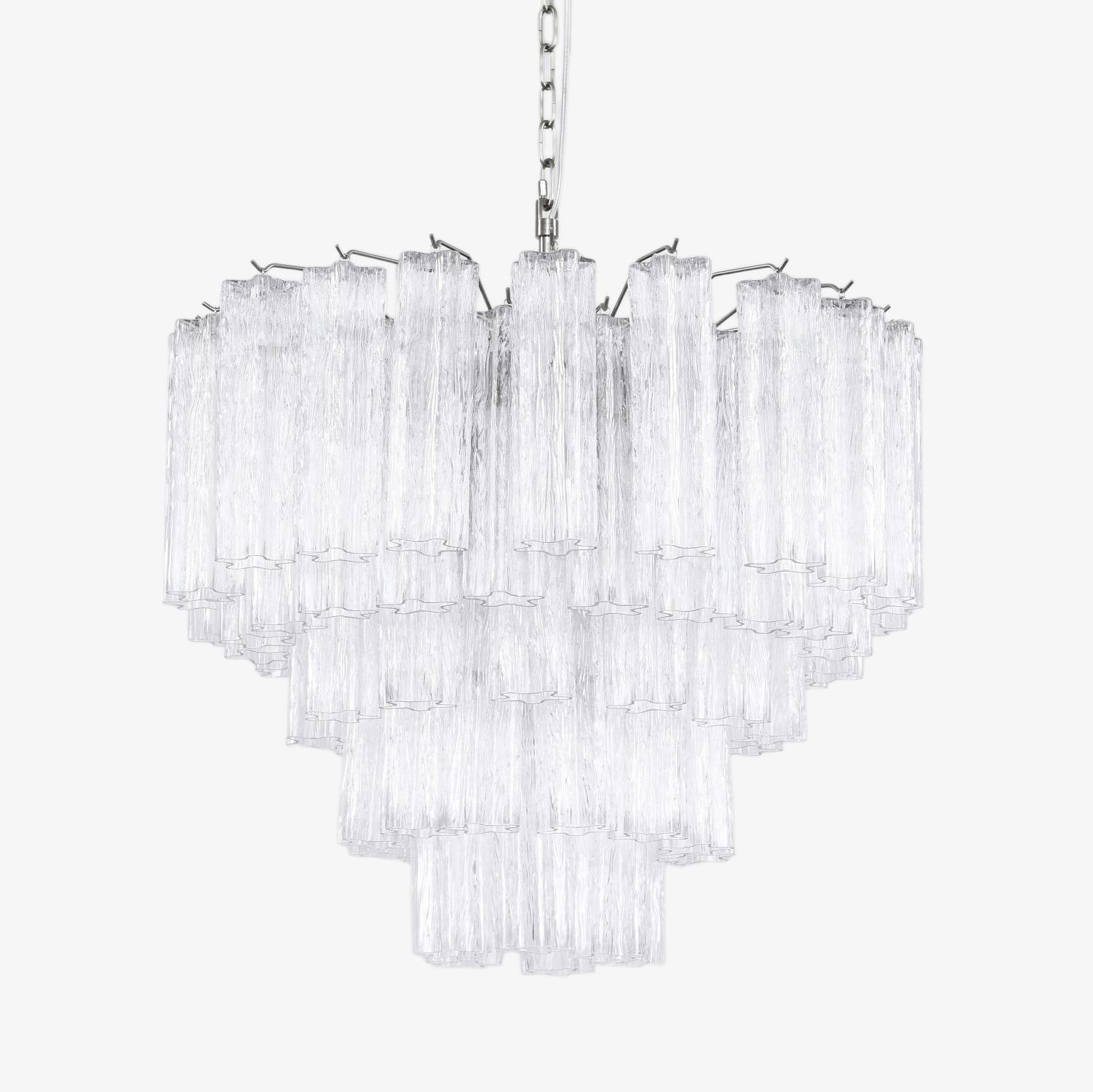 Aurora Lustre Transparent Verre Multi-Étage Cristal Lueur - Neutralighting