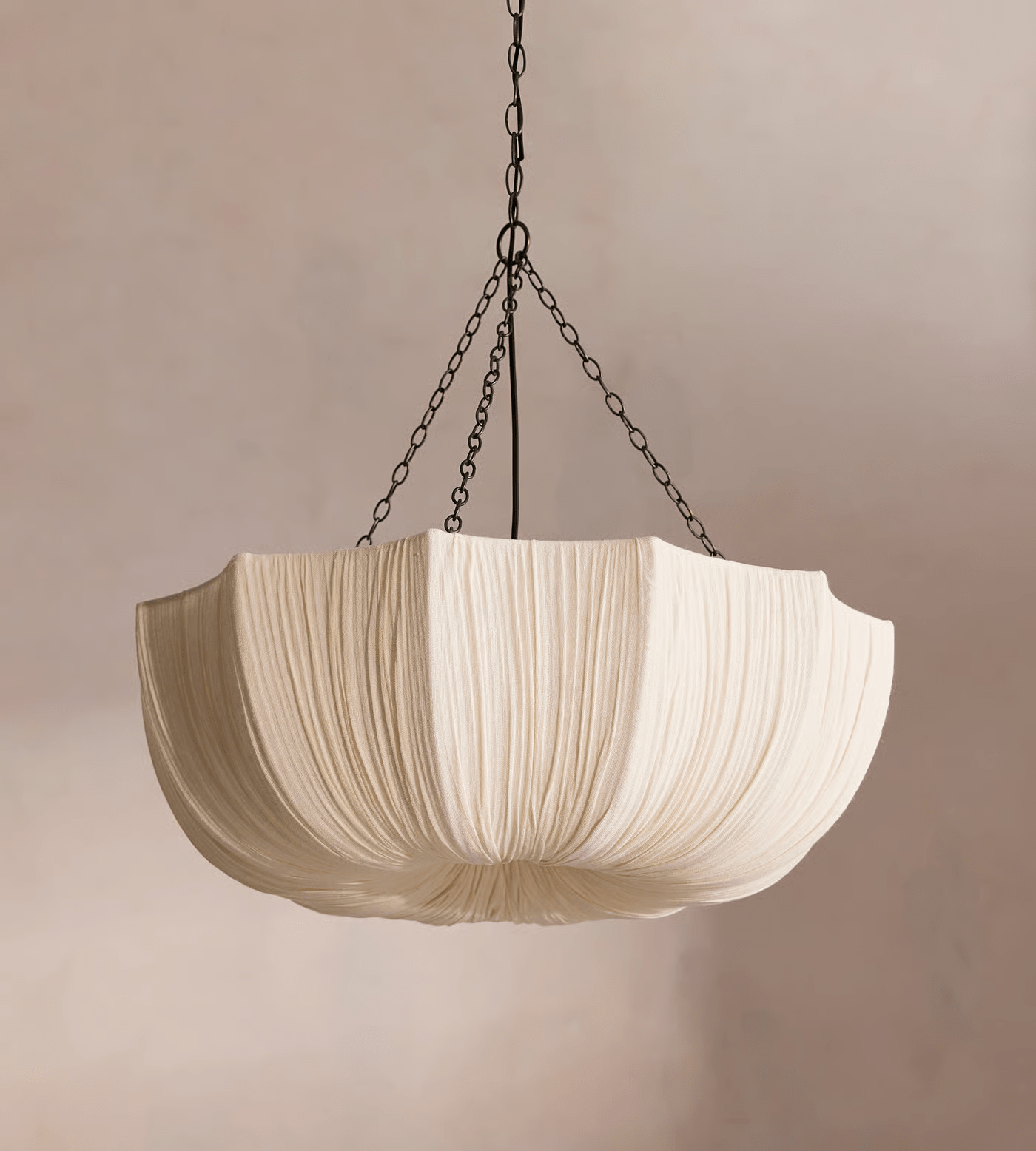 Aurelia Lustre Suspendu Vintage En Tissu - Neutralighting