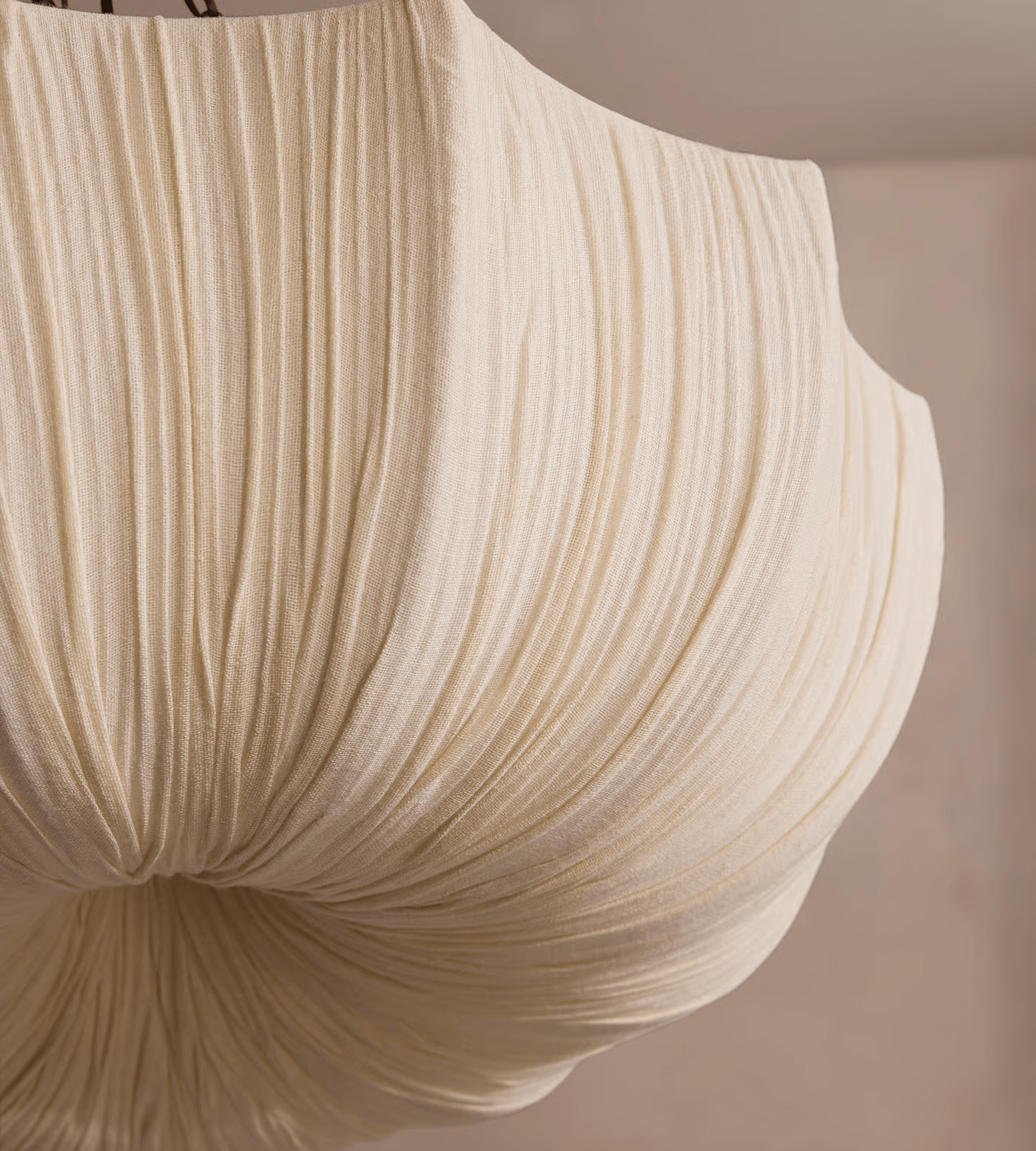 Aurelia Lustre Suspendu Vintage En Tissu - Neutralighting