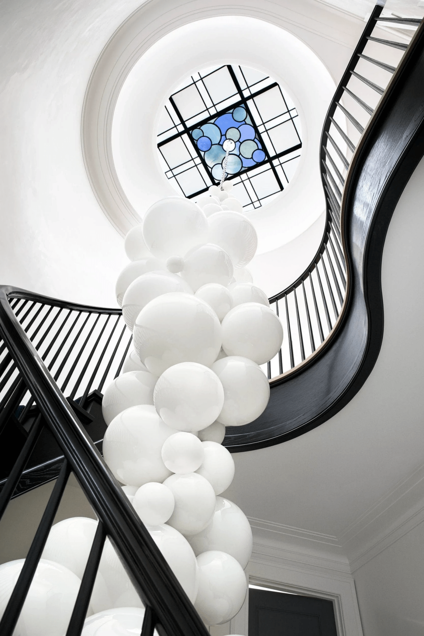 Aurora Chandelier En Verre De Murano Grappes De Raisins Art Déco - Neutralighting