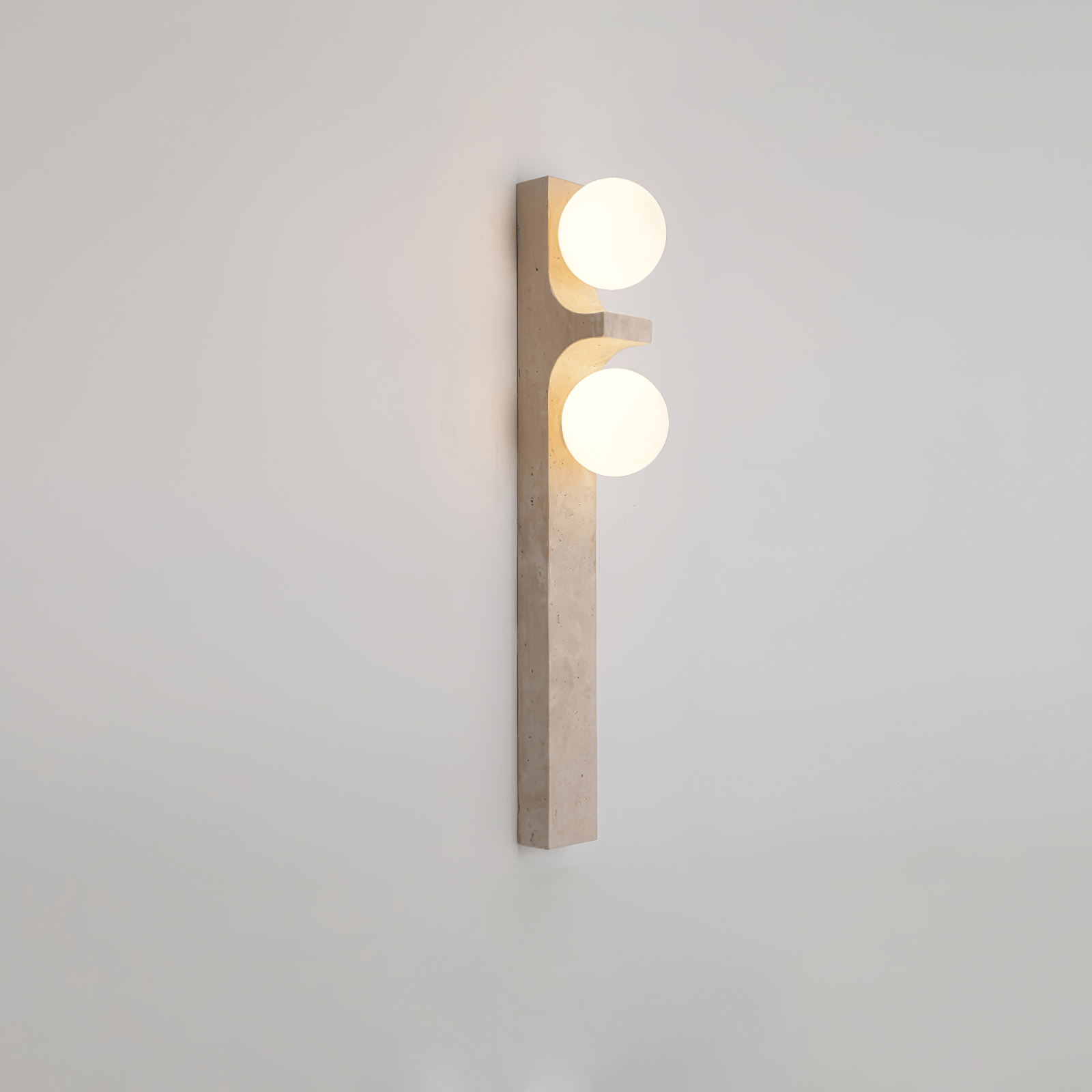 Umiren Applique Murale Minimaliste en Travertin - Neutralighting