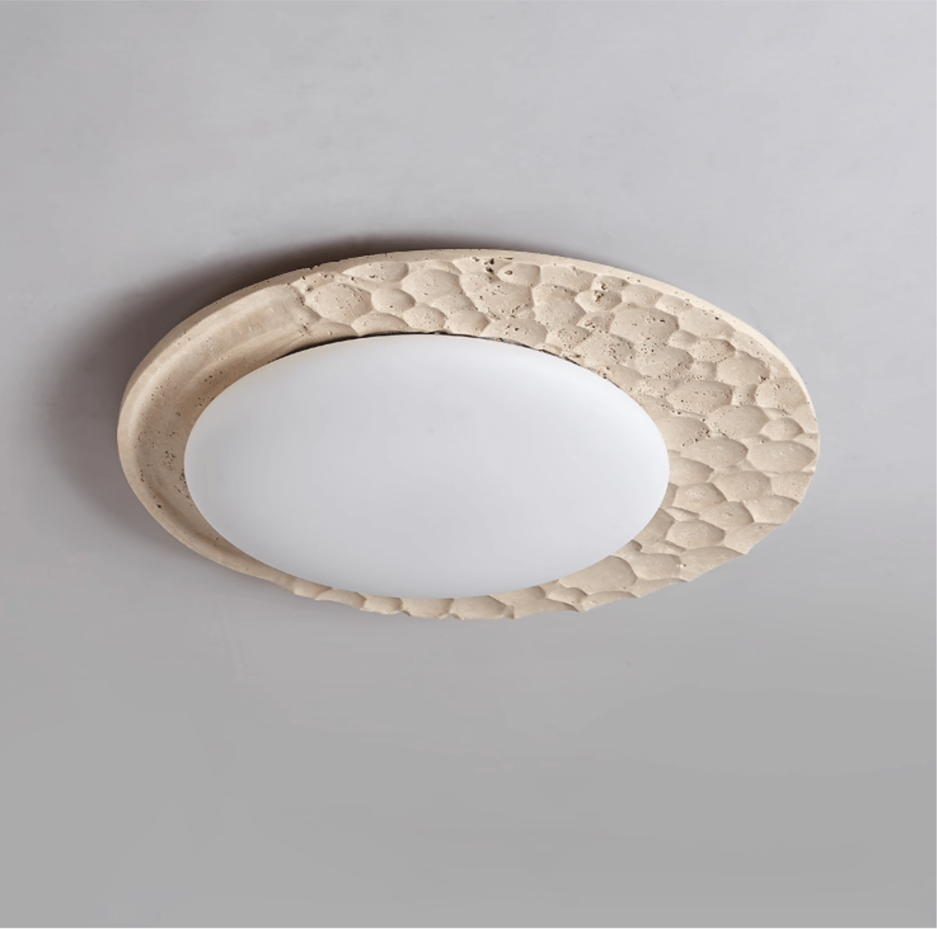 Ivsoris Lumière de Plafond Texturée en Travertin - Neutralighting