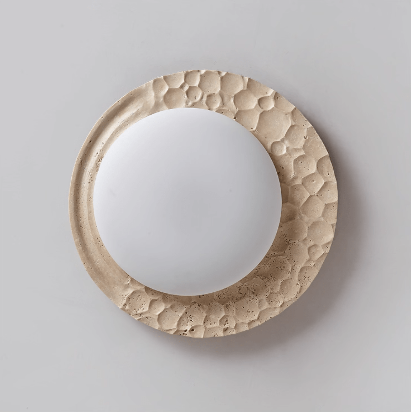 Ivsoris Lumière de Plafond Texturée en Travertin - Neutralighting