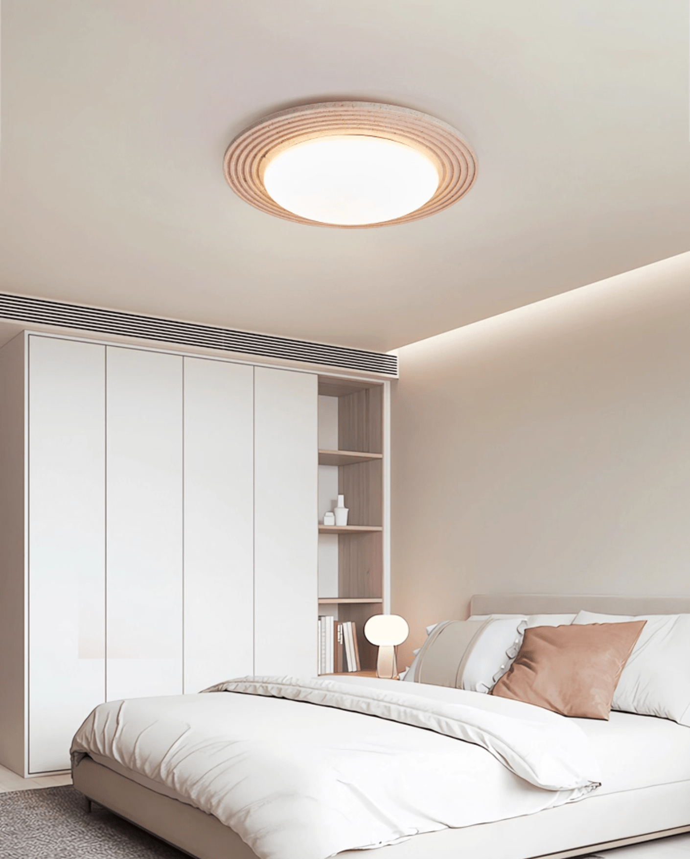 Orinir Lumière de Plafond Minimaliste en Travertin - Neutralighting