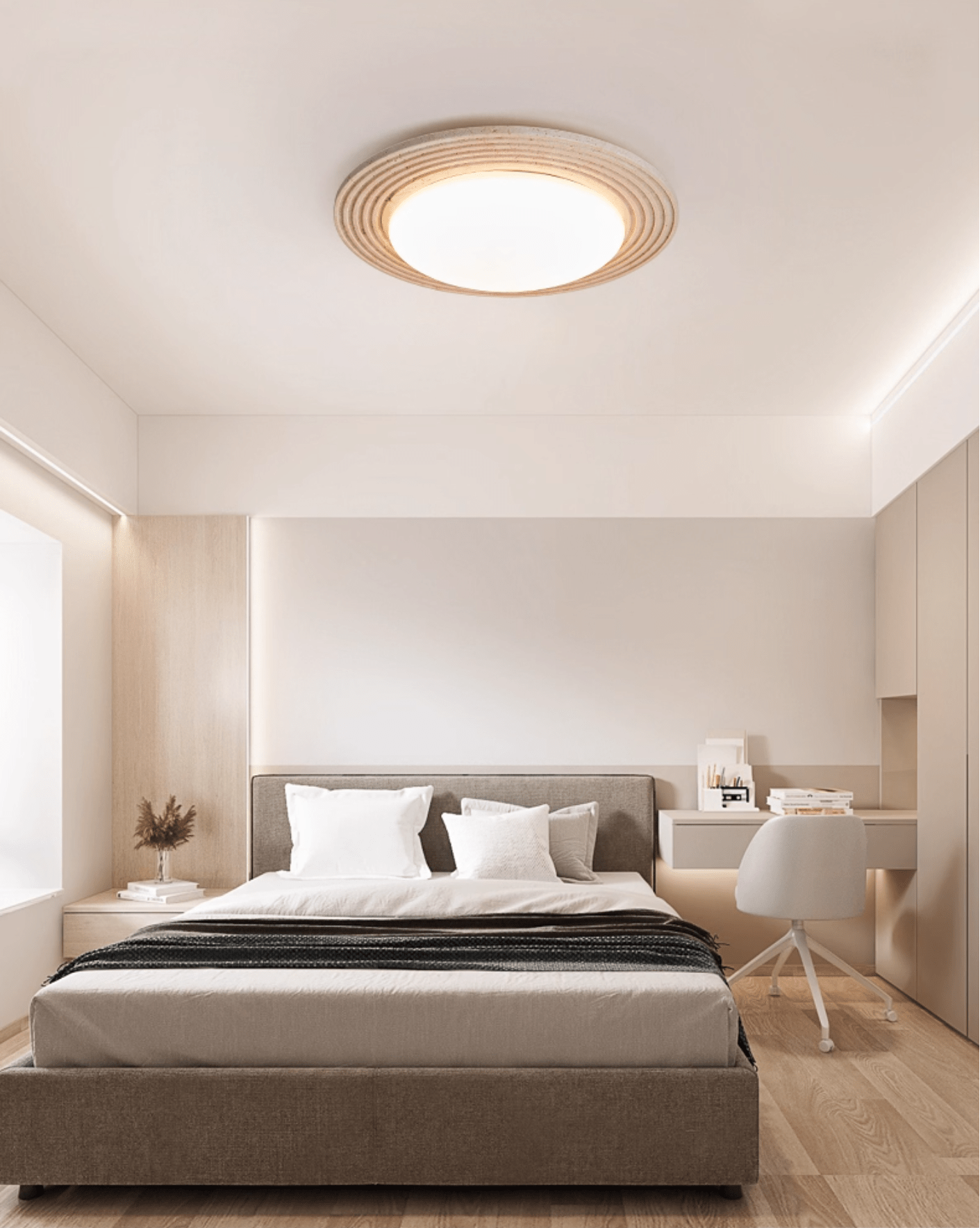 Orinir Lumière de Plafond Minimaliste en Travertin - Neutralighting