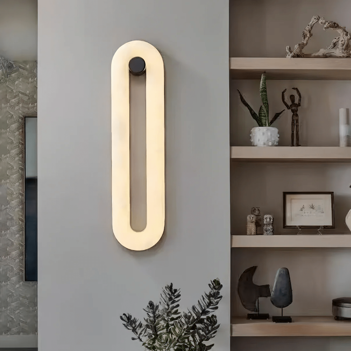 Aurea Modern Alabaster Wall Light - Letslighting