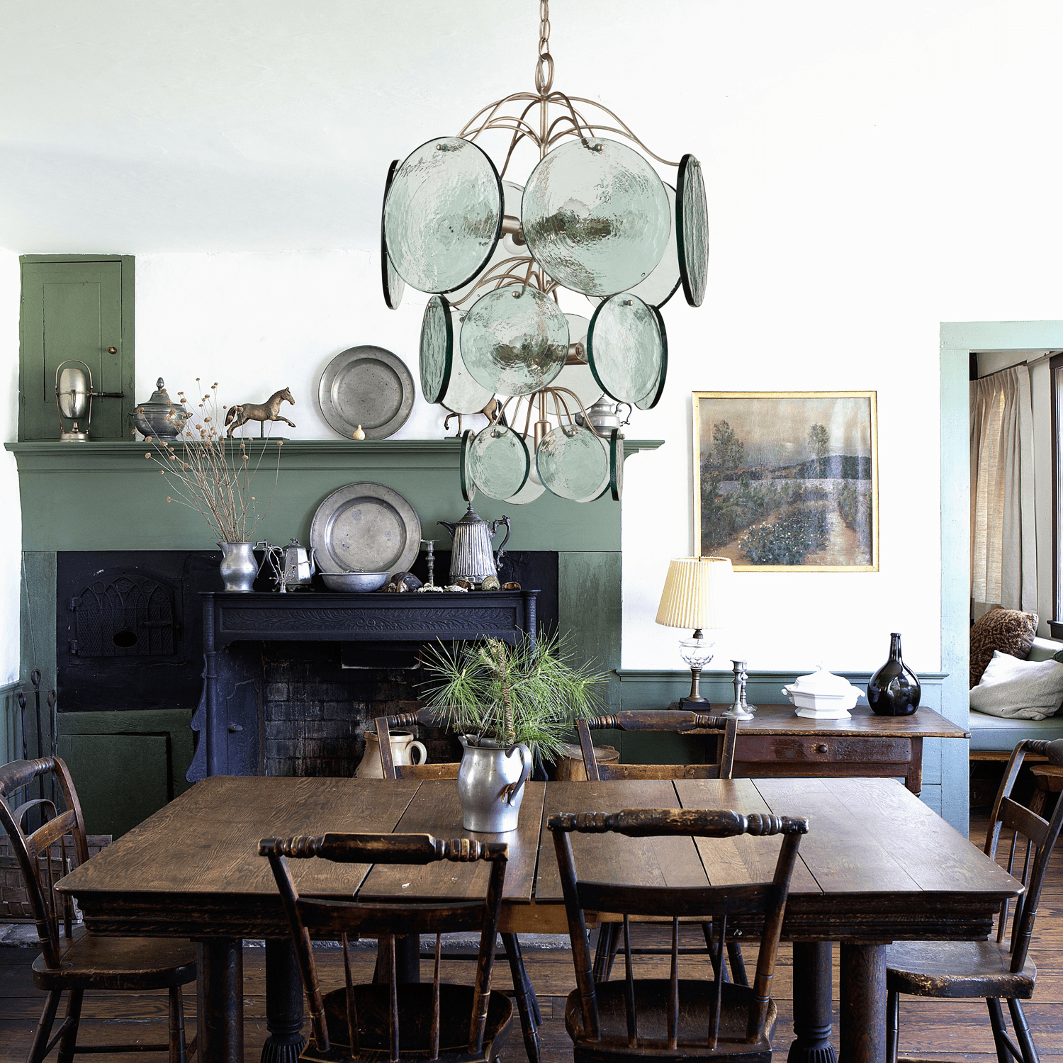 Aurora Chandelier en Verre Disc Moderne - Neutralighting