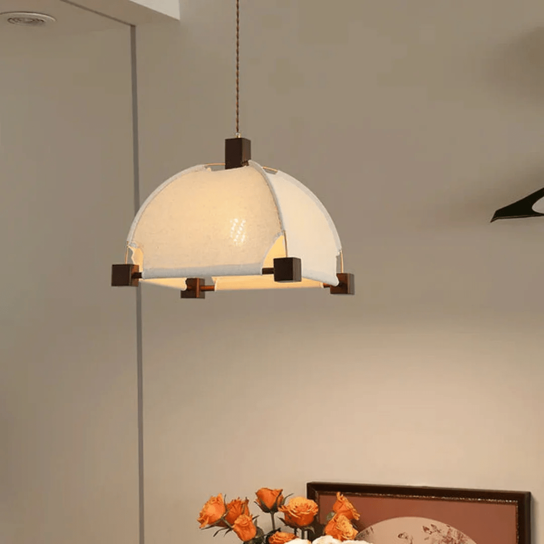 Phoebe Vintage Bois Suspension - Neutralighting